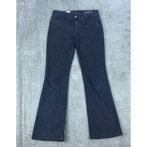 Gap 1969 Long & Lean Jeans Womens 27 Dark Blue Denim Pants Flare Boot Stretch